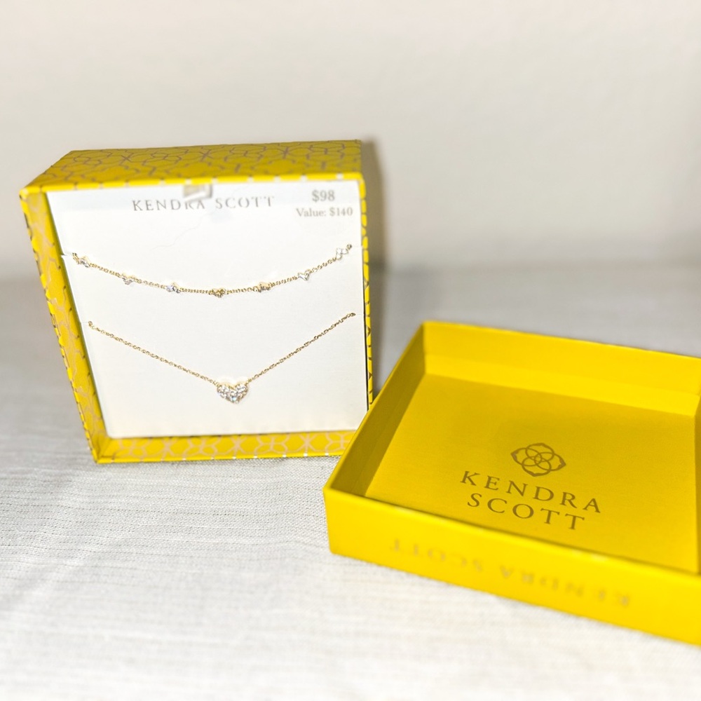 Kendra Scott Gold Necklace Set
